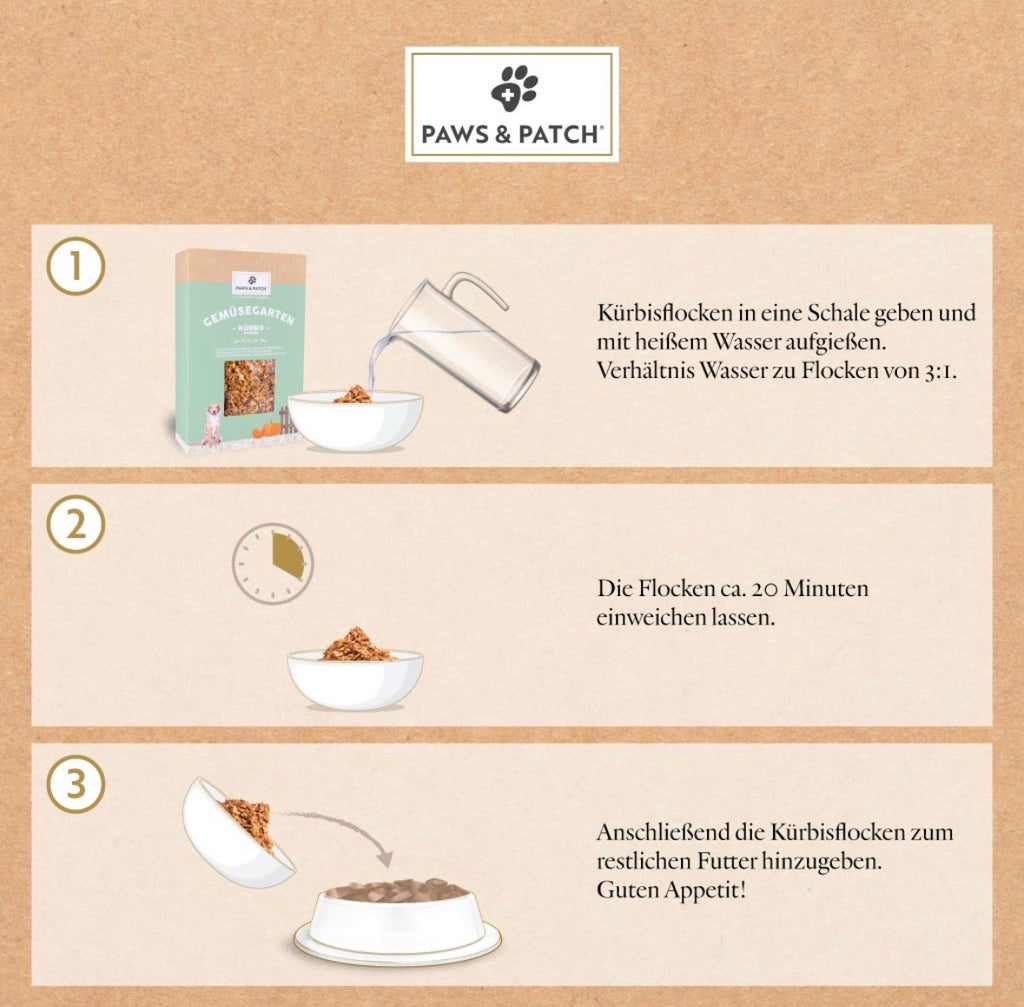Paws&Patch Gemüsegarten Kürbis 700g