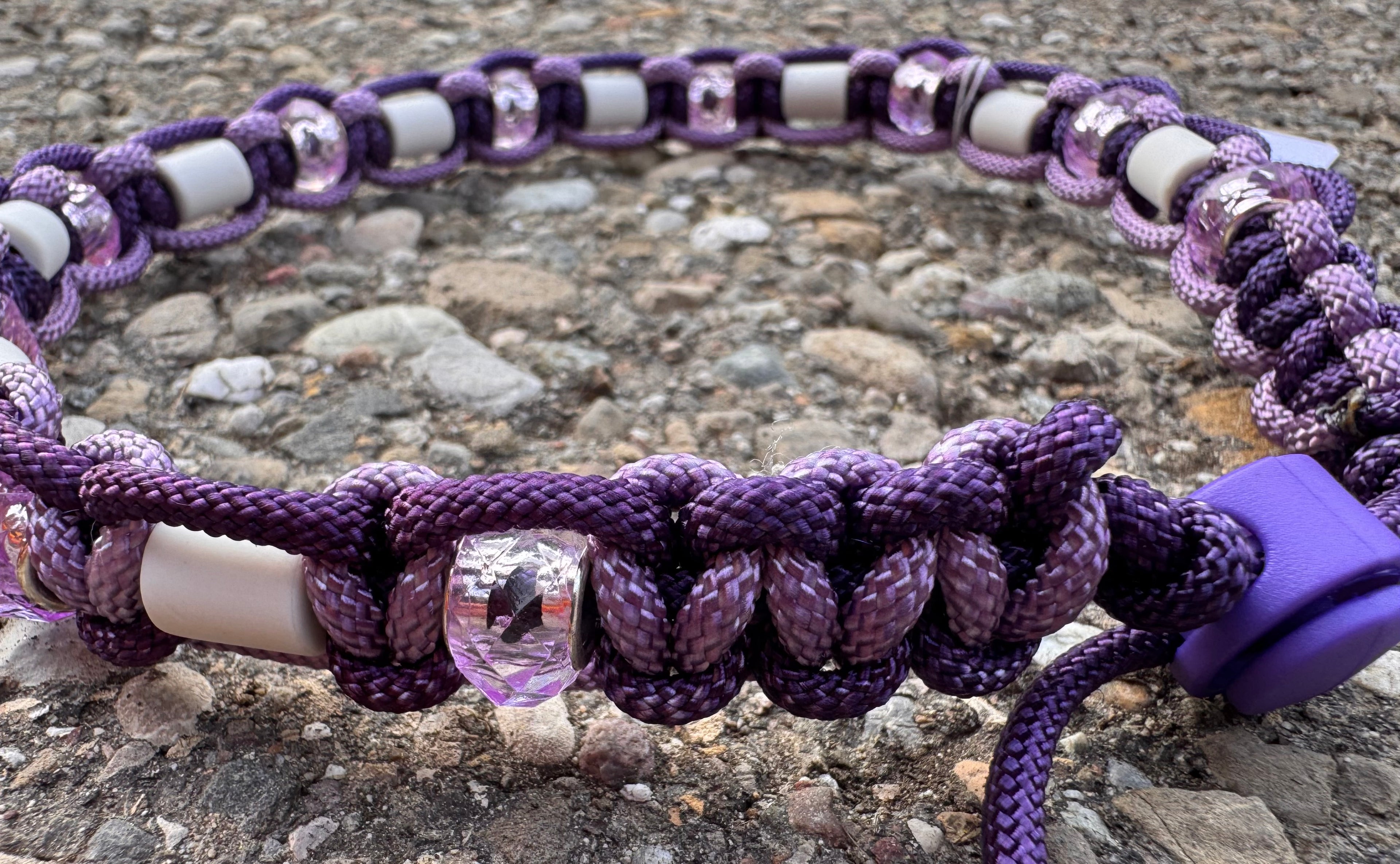 EM-Keramik Halsband "Purpelicious“, 44-48cm