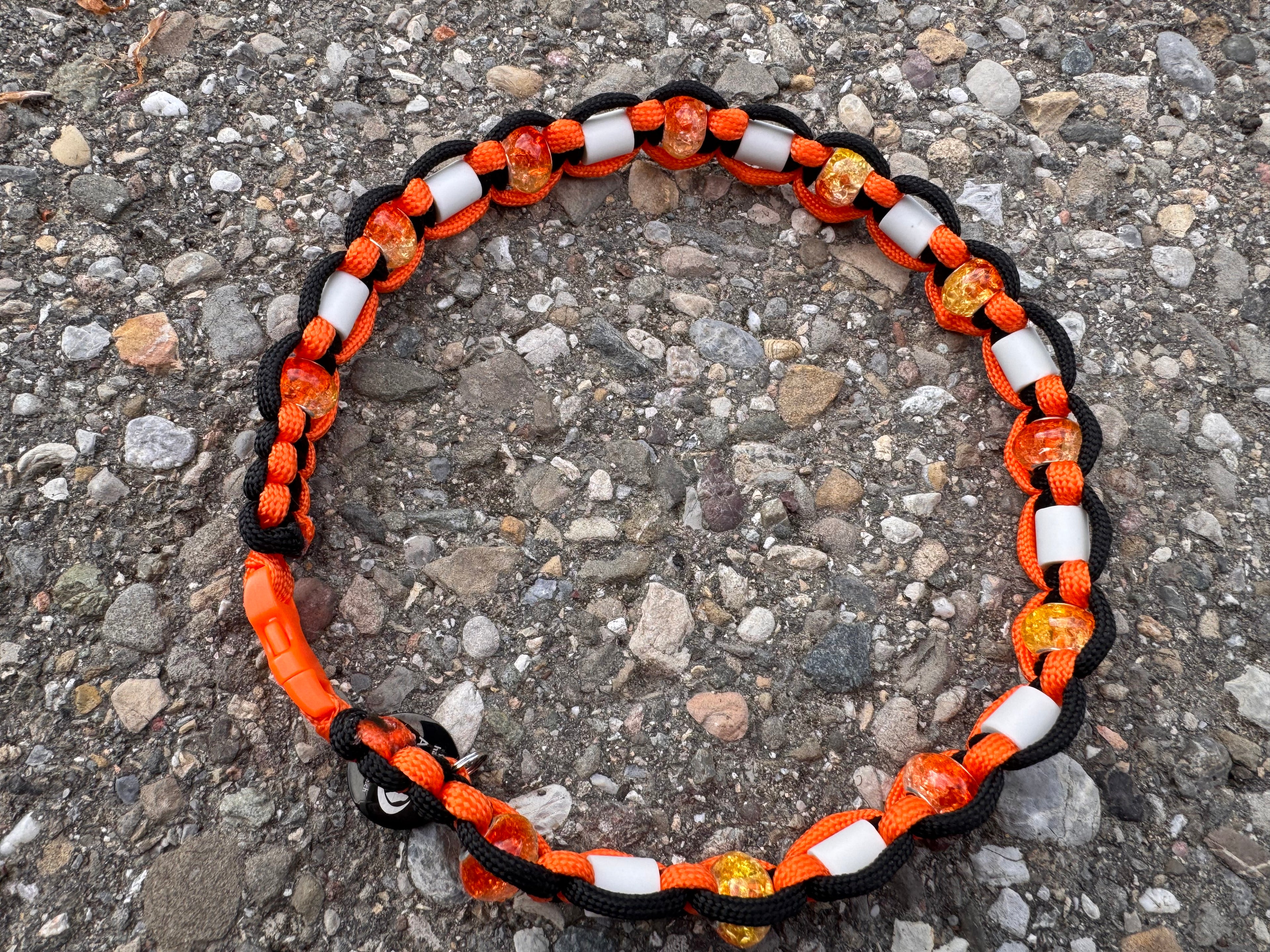 EM-Keramik Halsband "Orangejuice", 51cm