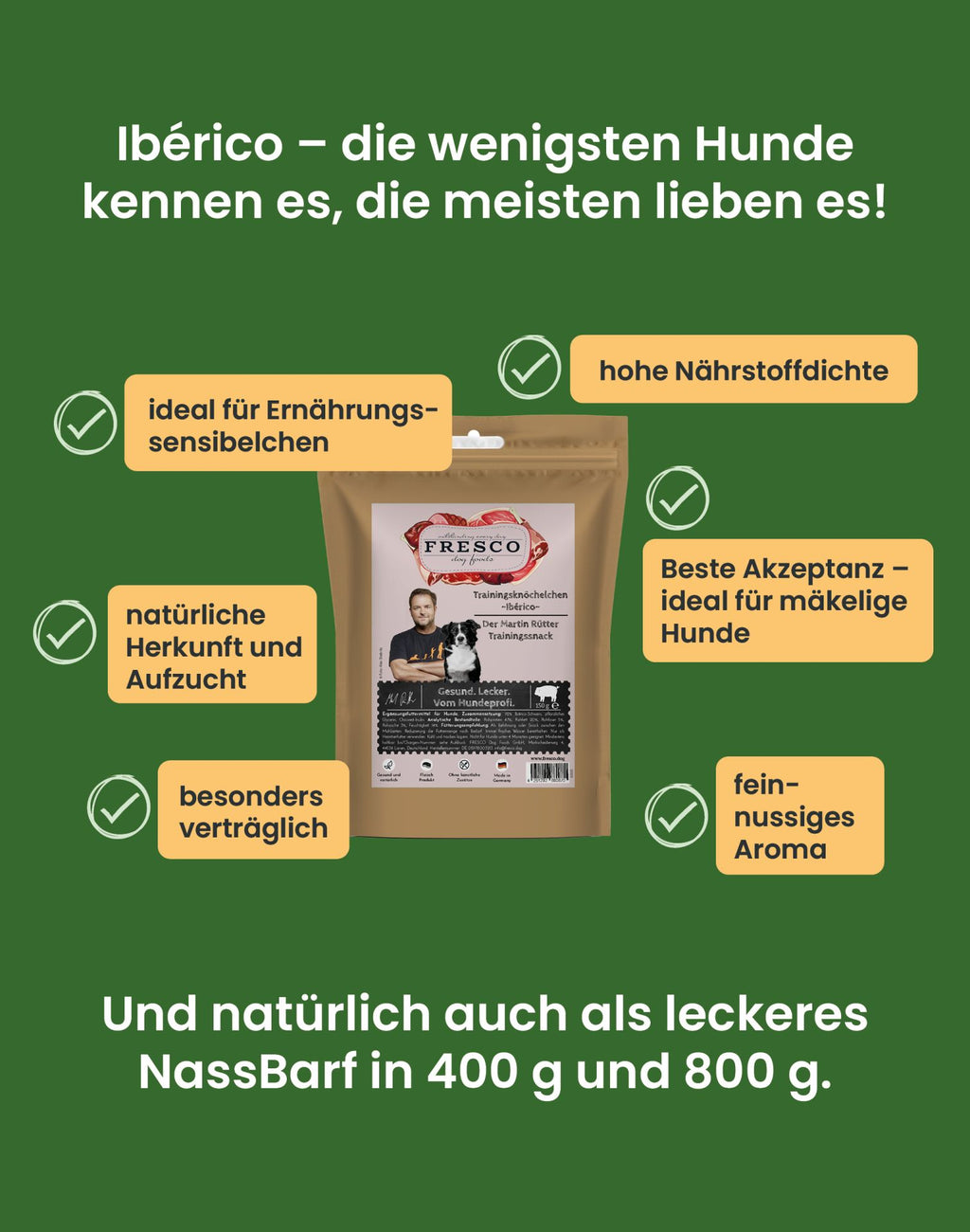 FRESCO Martin Rütter Trainingsknöchelchen Ibérico 150gr