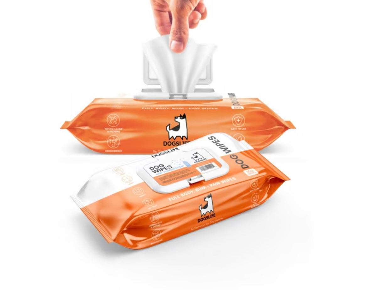 DOGSLIFE Dog Wipes, 100 Stk
