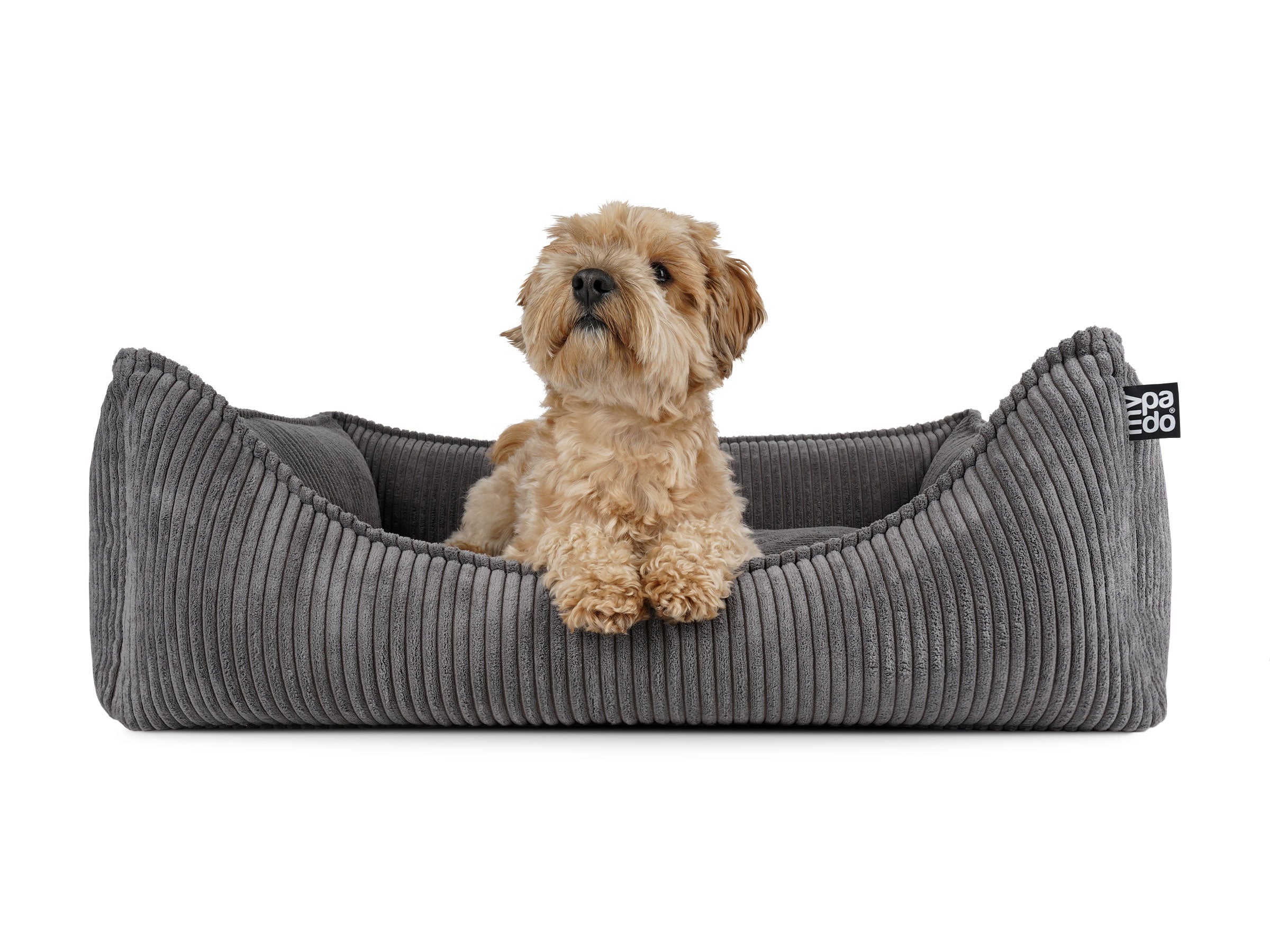 Mypado® Hundebett Dreamer Cord / Standart Füllung