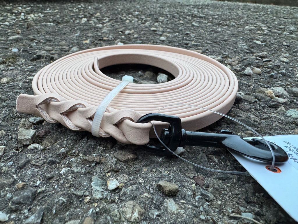 BioThane Schleppleine 9 mm, 5 m, Puderrosa