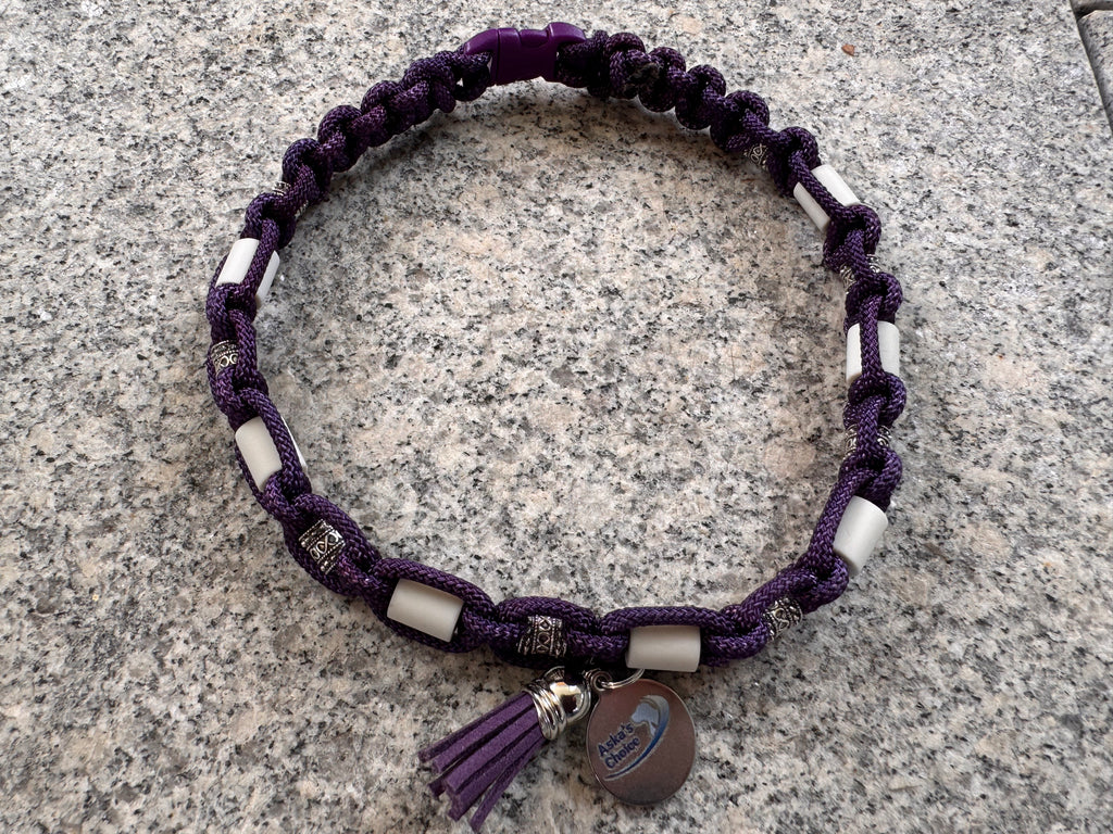 EM-Keramik Halsband "Pure Purple“, 42cm