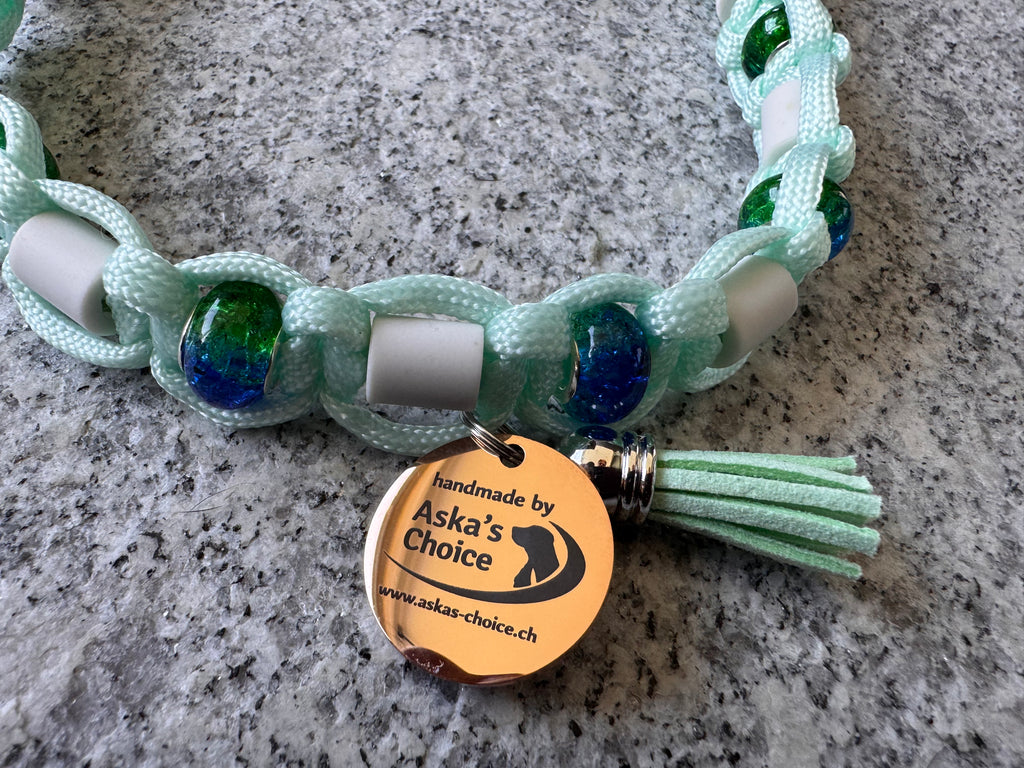 EM-Keramik Halsband "Peppermint“, 50cm