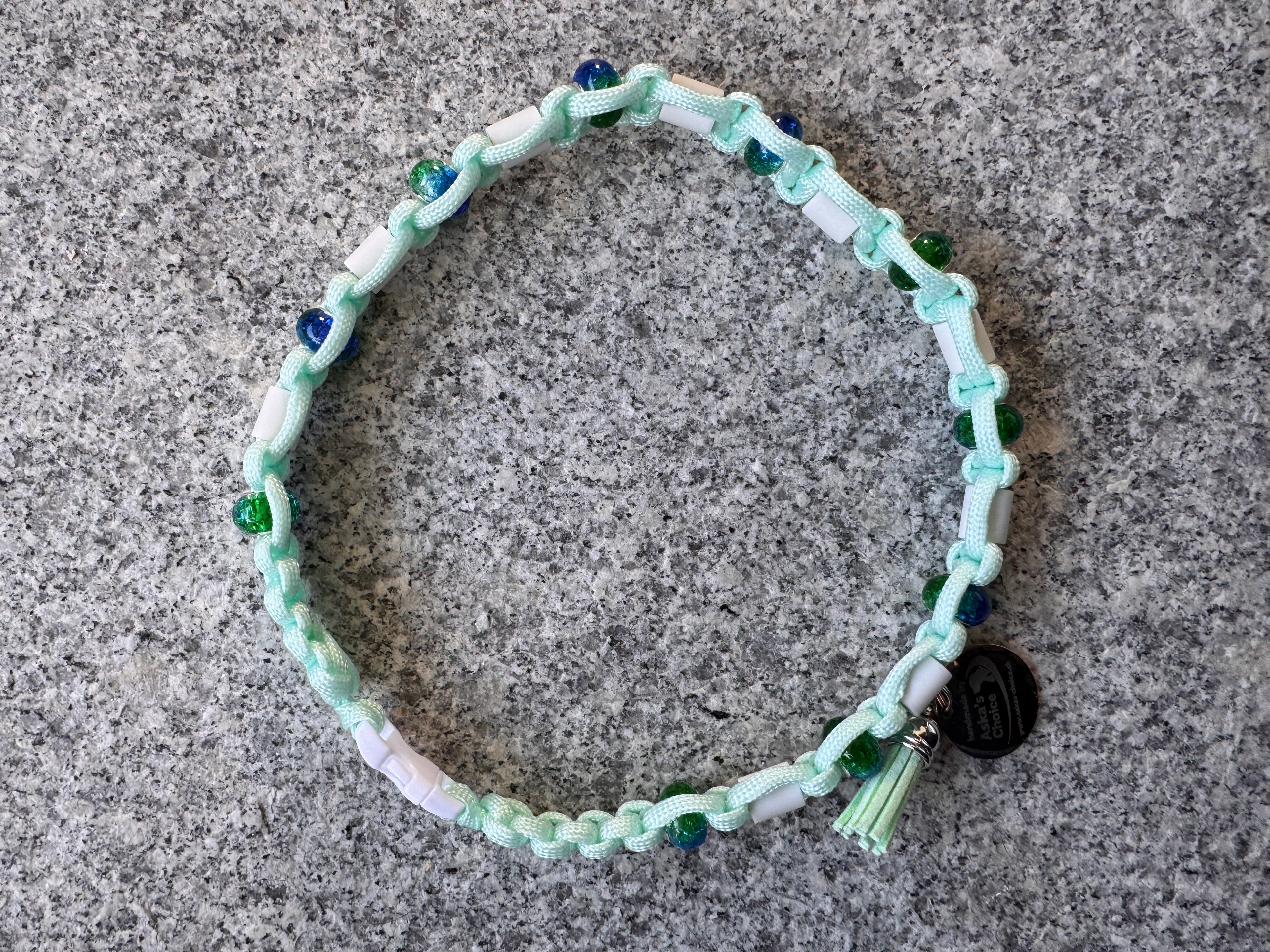 EM-Keramik Halsband "Peppermint“, 50cm