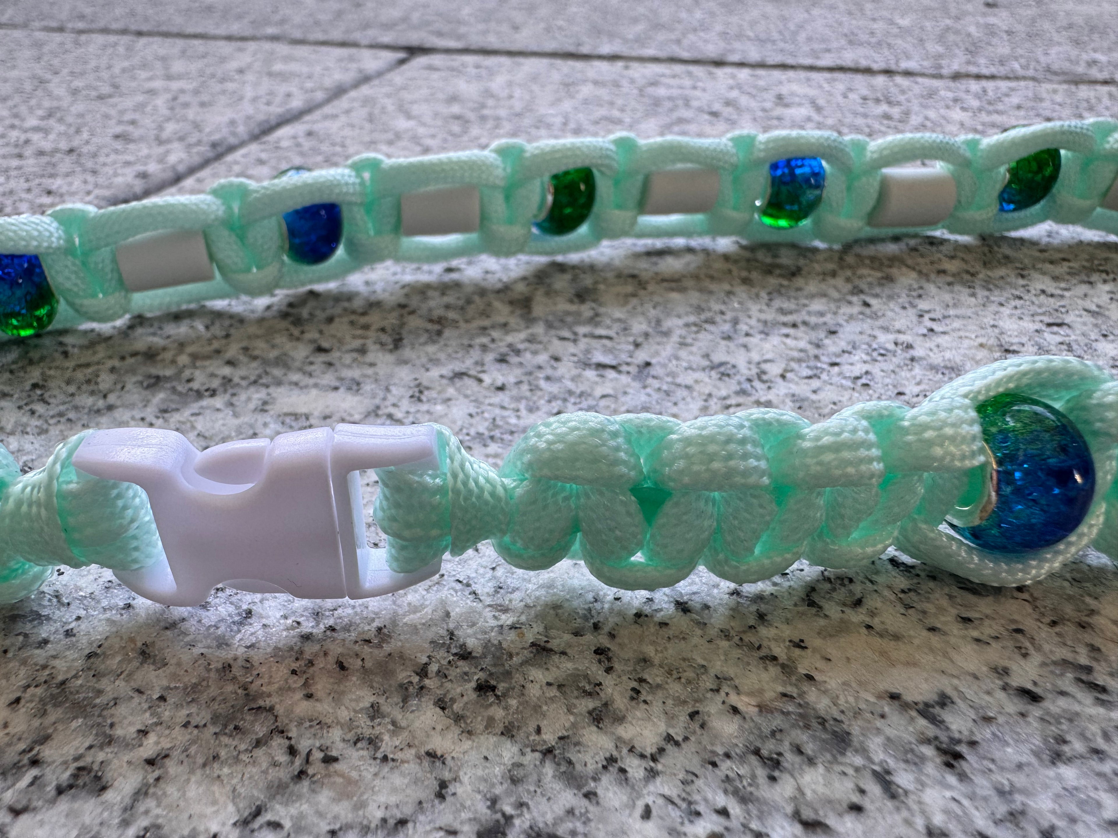 EM-Keramik Halsband "Peppermint“, 50cm