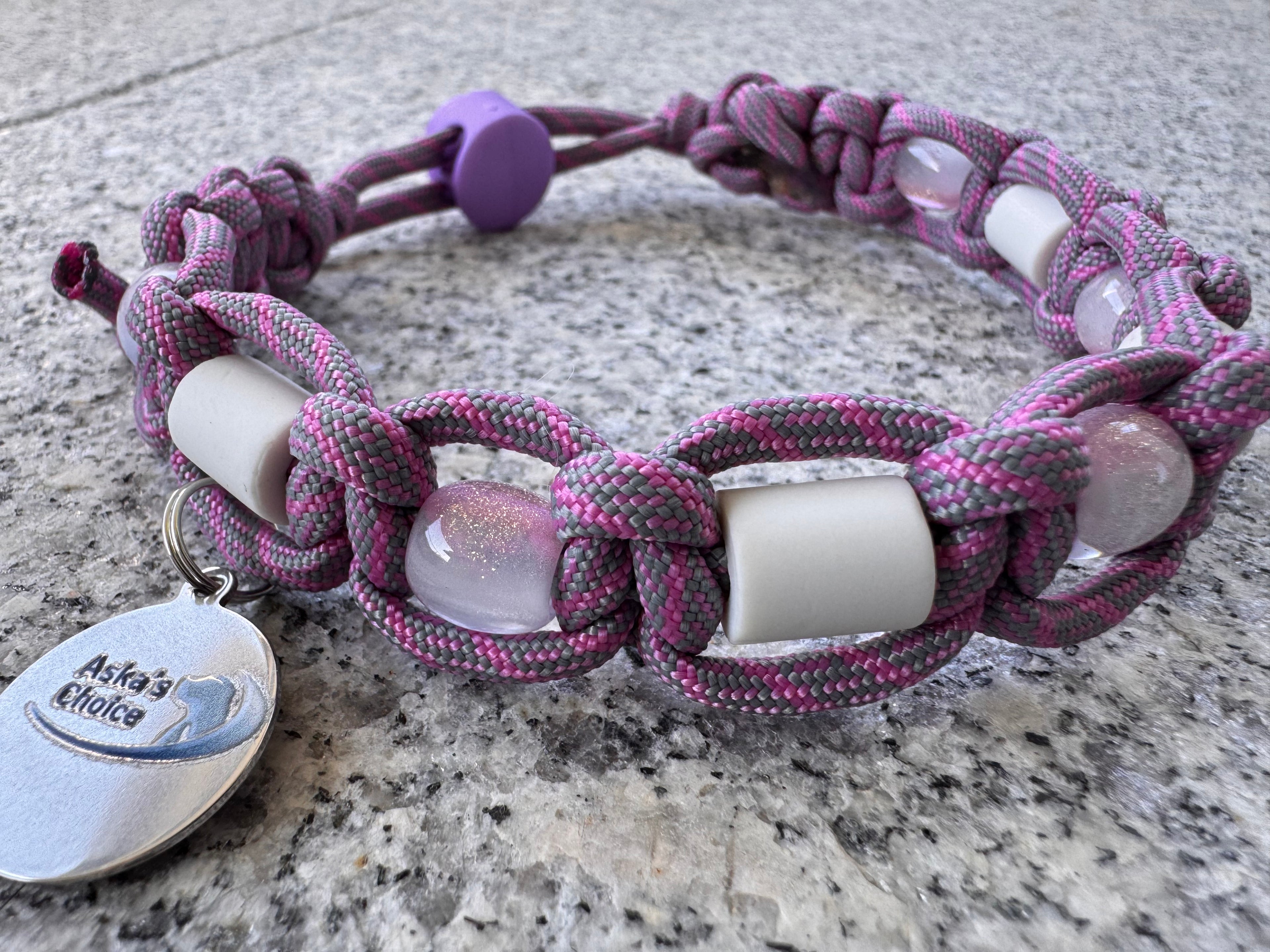 EM-Keramik Halsband "Flamingo“, 24-29cm