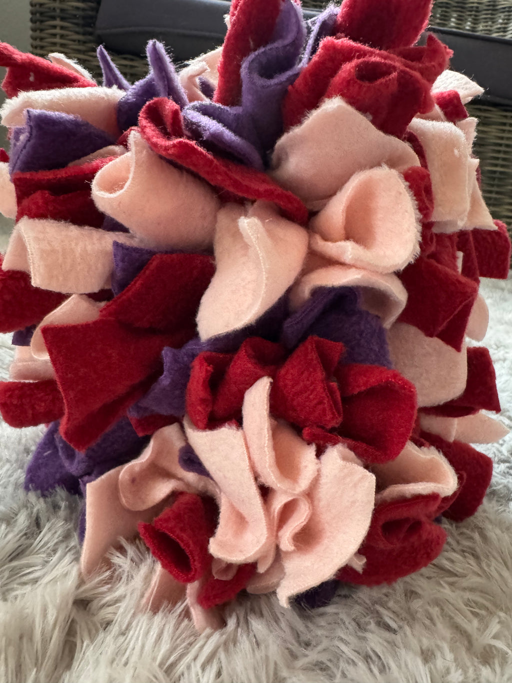 Schnüffelrolle Zwerg, rosa/pink/violett