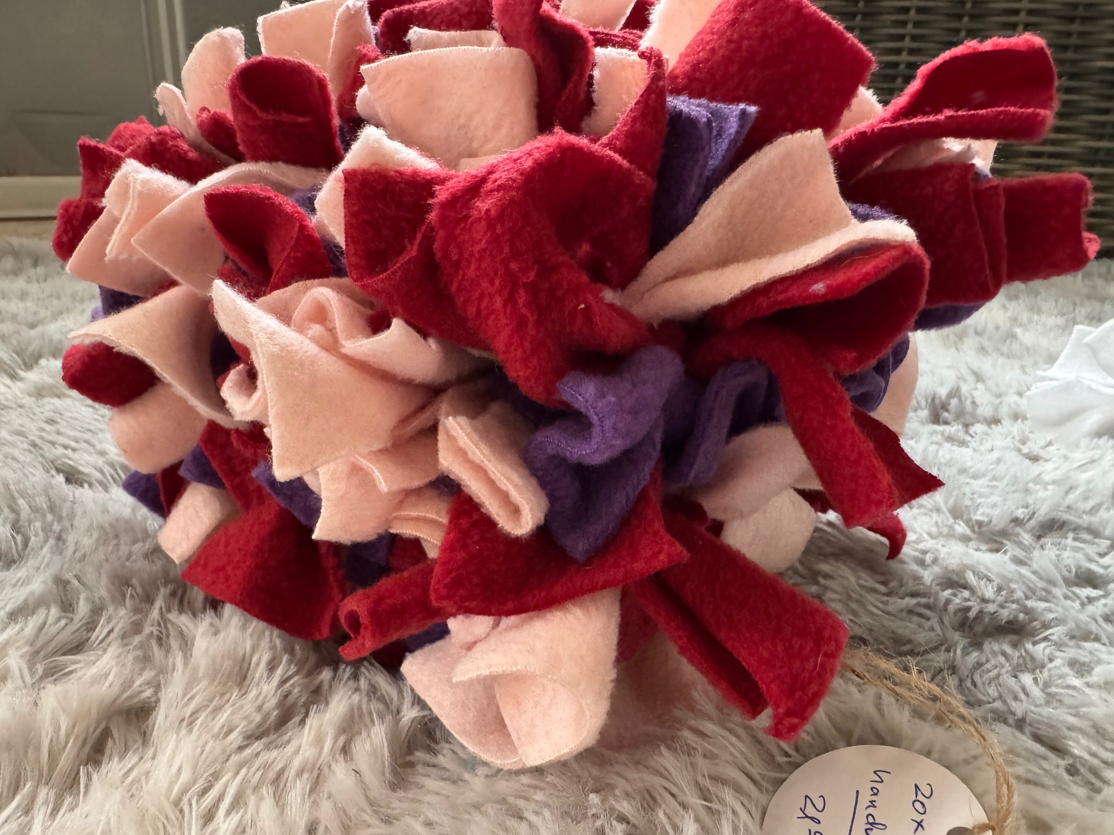 Schnüffelrolle Zwerg, rosa/pink/violett