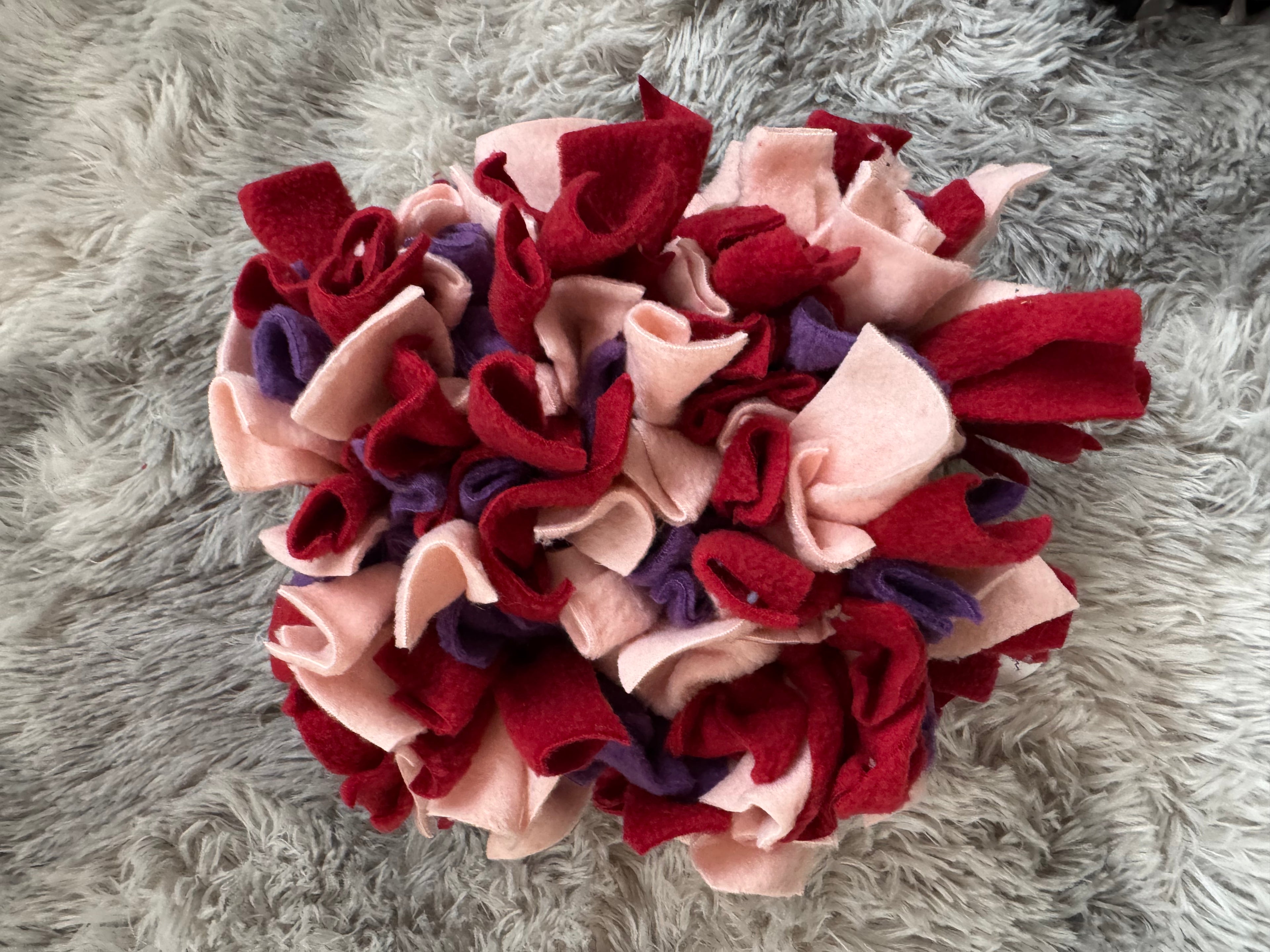 Schnüffelrolle Zwerg, rosa/pink/violett