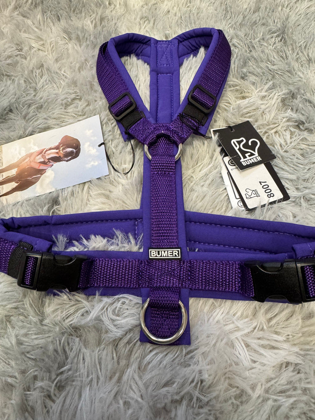 BUMER Hundegeschirr "Purple Rain", S/M