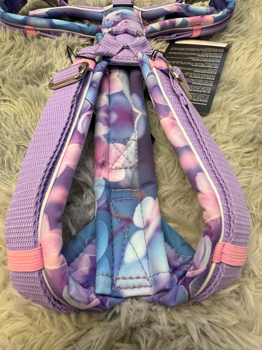 BUMER Hundegeschirr "Silken Blossoms", M (Einzelanfertigung!)