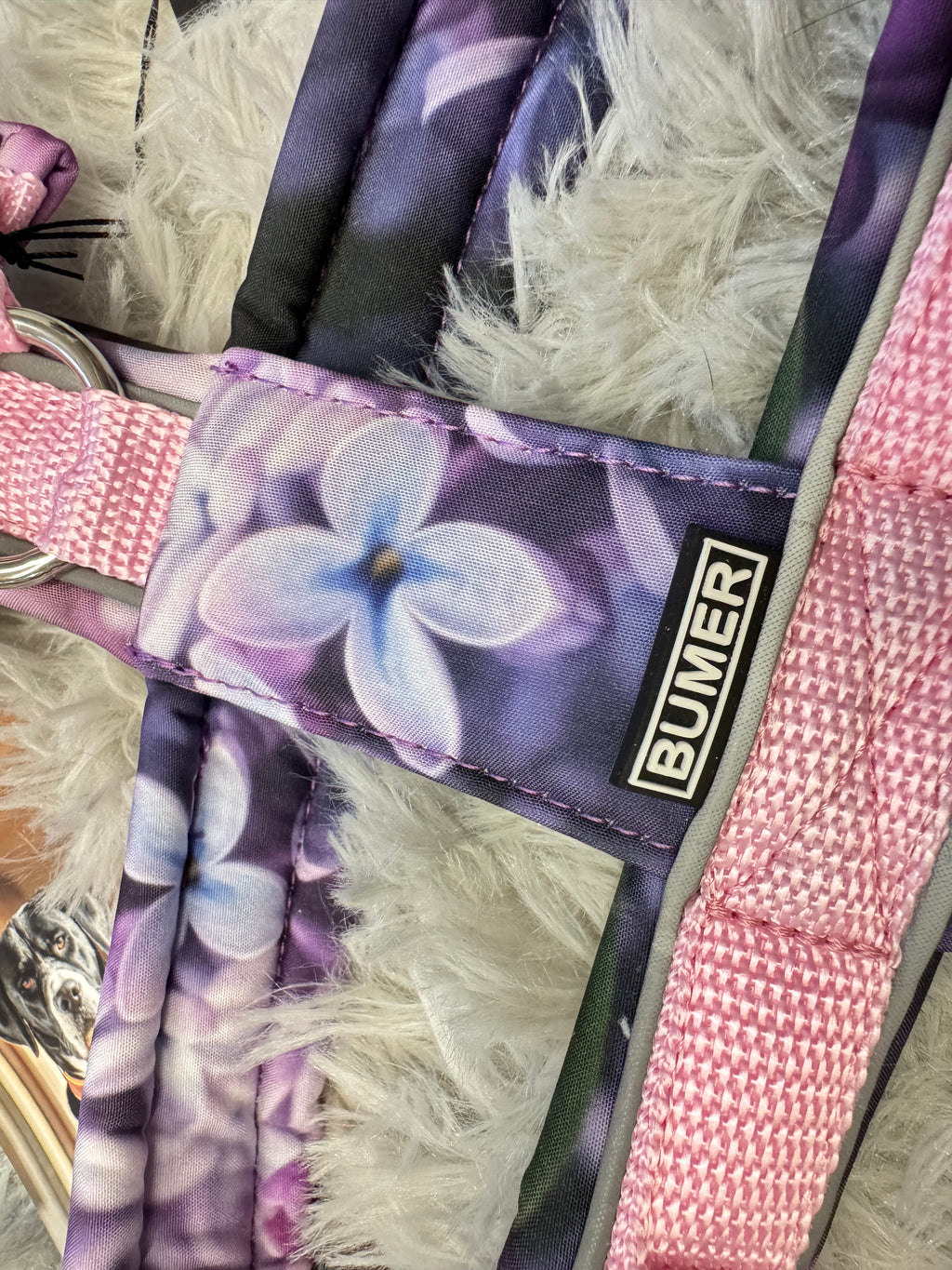 BUMER Hundegeschirr "Serene Lilac", S (Einzelanfertigung!)