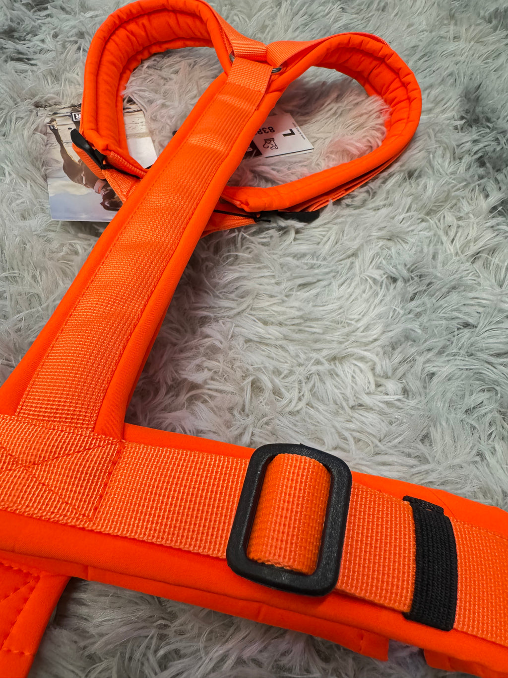 BUMER Hundegeschirr "Neon Orange", L