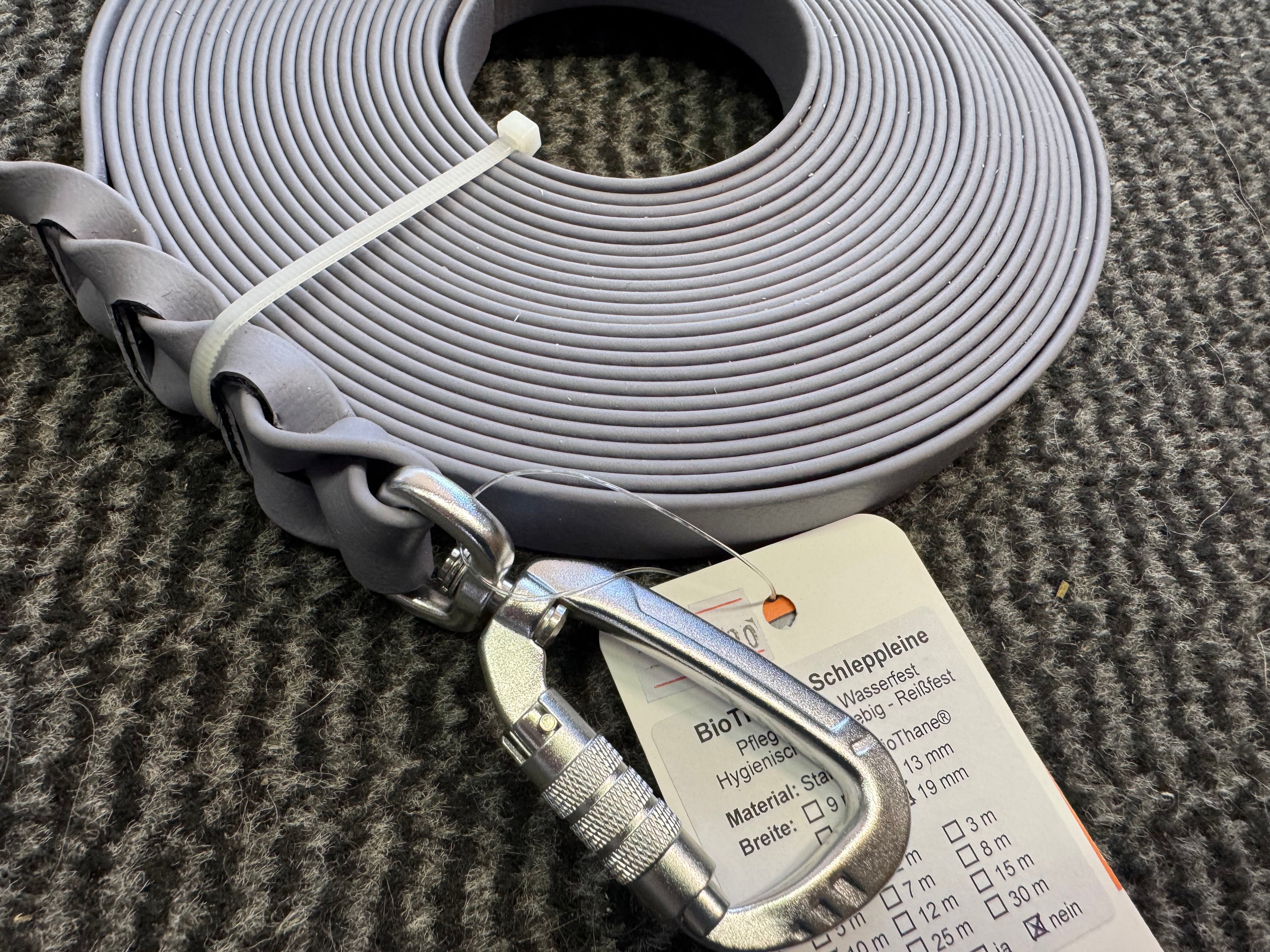 Lennie Schleppleine 19mm, 10m, Grau