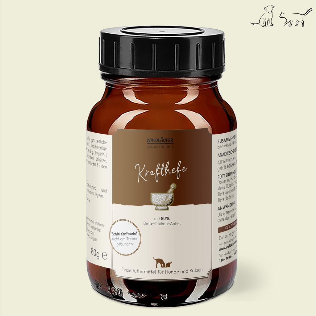 Waldkraft Krafthefe mit 80% Beta-Glukan-Anteil