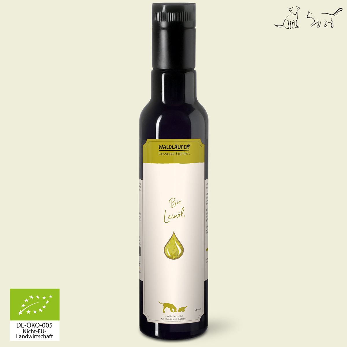 Waldkraft BIO Leinöl - 1. Kaltpressung - 250ml