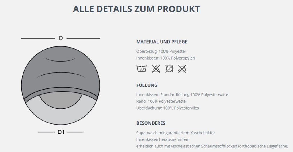 Mypado® Hundehöhle Shell Comfort
