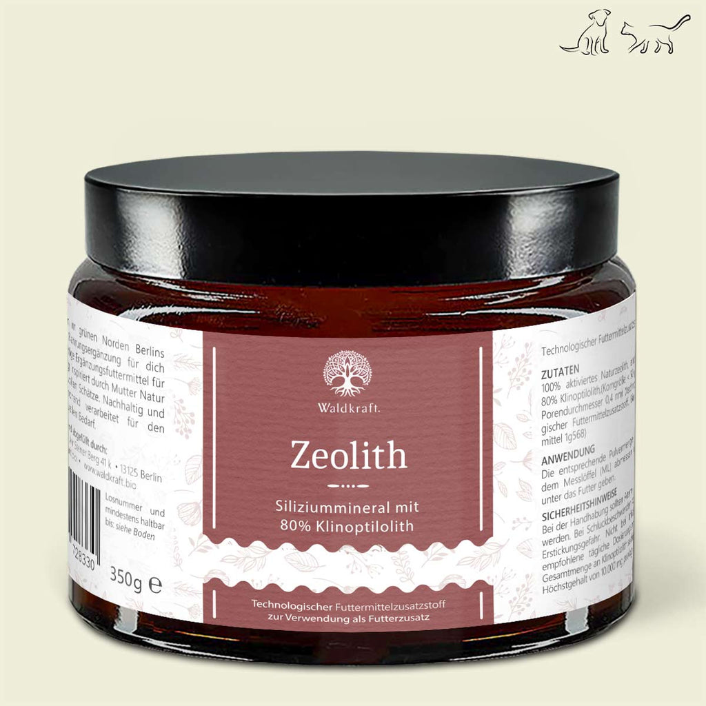 Waldkraft Zeolith - Naturmineral mit 80% Klinoptilolith, 350g