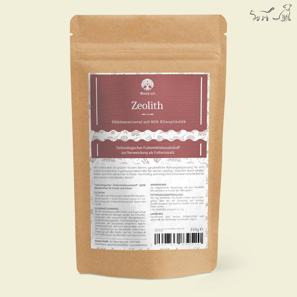 Waldkraft Zeolith - Naturmineral mit 80% Klinoptilolith, 350g