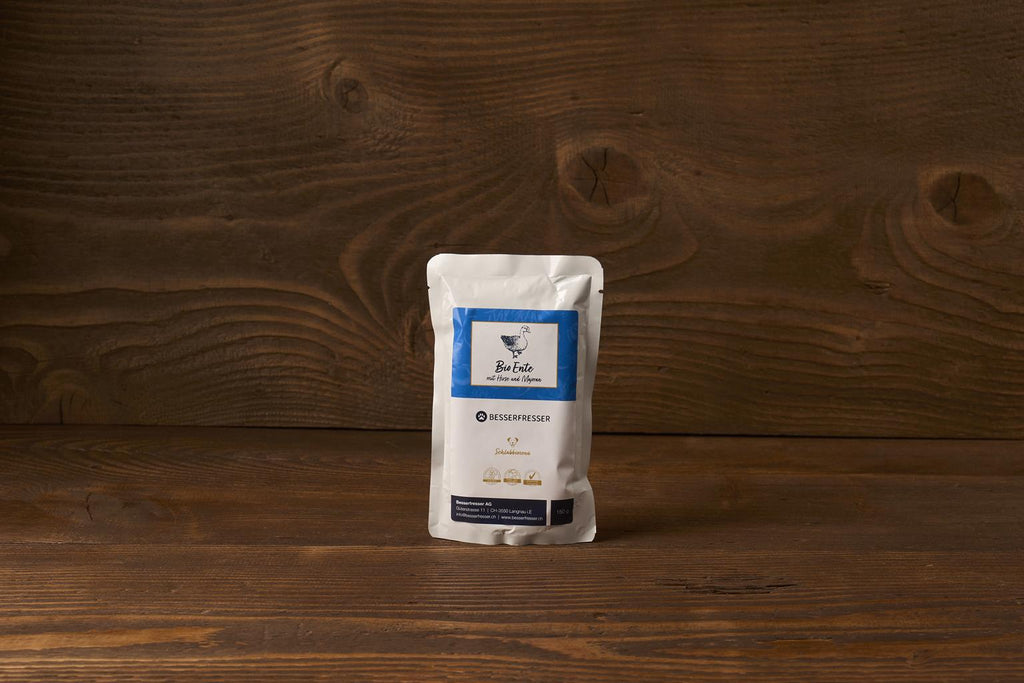 Bio Ente mit Hirse und Majoran