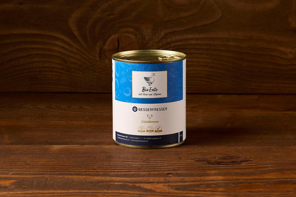 Bio Ente mit Hirse und Majoran