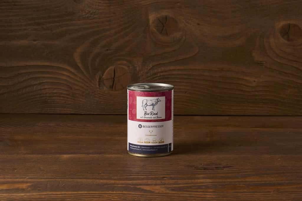 Bio Rind mit Amaranth und Beeren