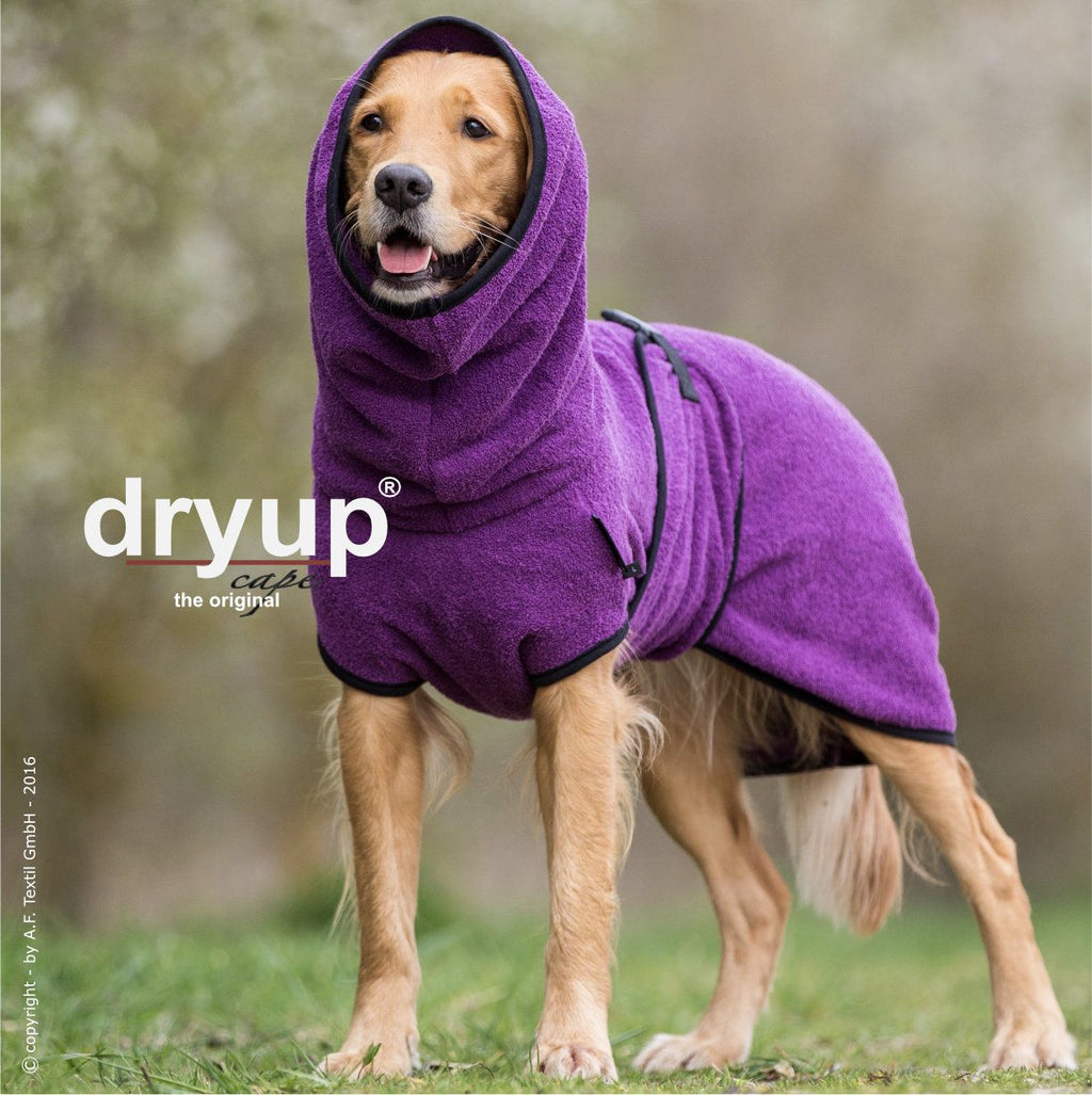 Hundebademantel - Dryup® cape (48-74cm Rückenlänge)