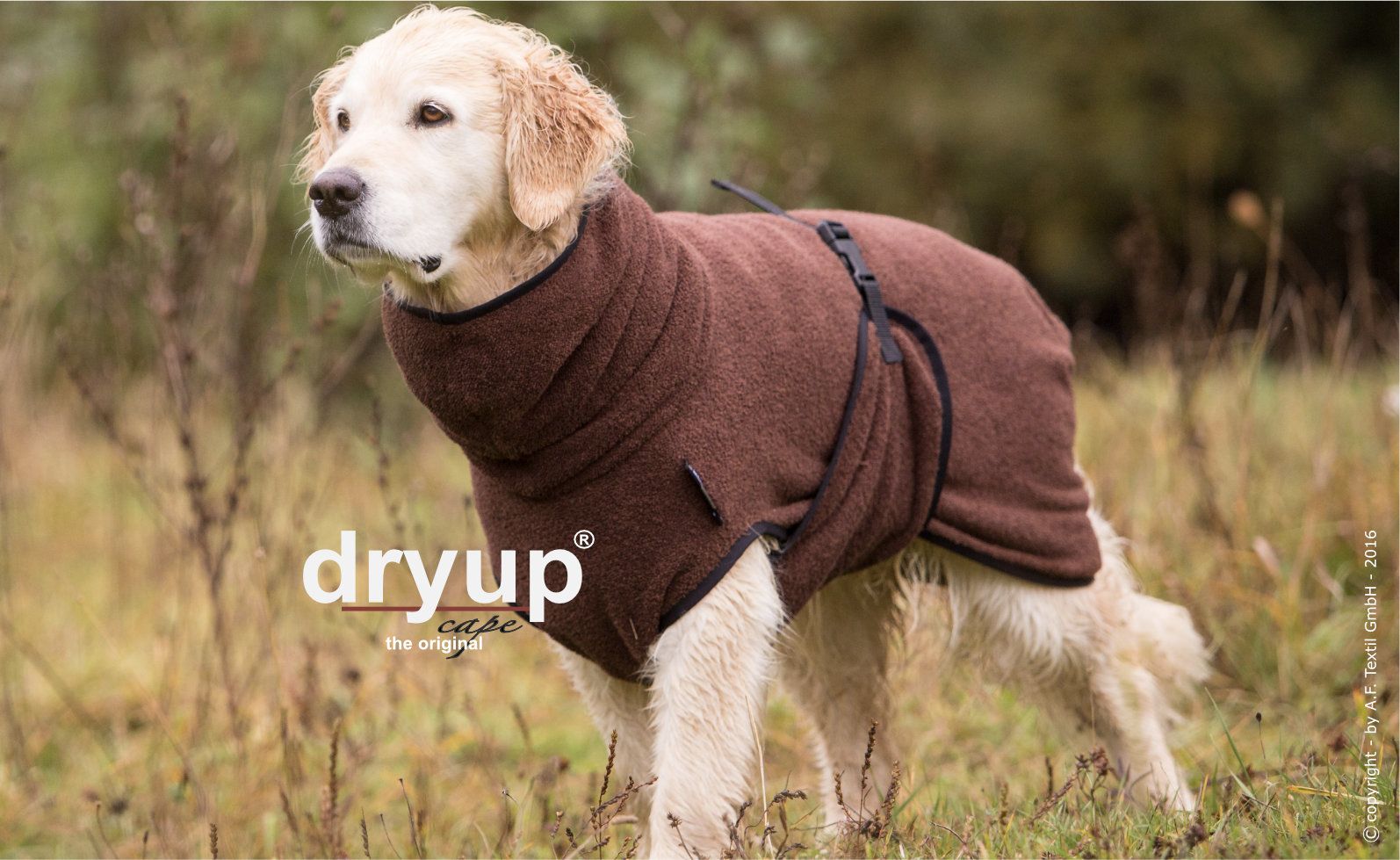 Hundebademantel - Dryup® cape (48-74cm Rückenlänge)