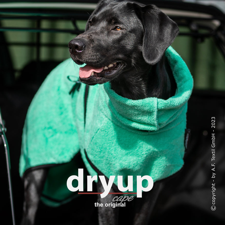 Hundebademantel - Dryup® cape (48-74cm Rückenlänge)