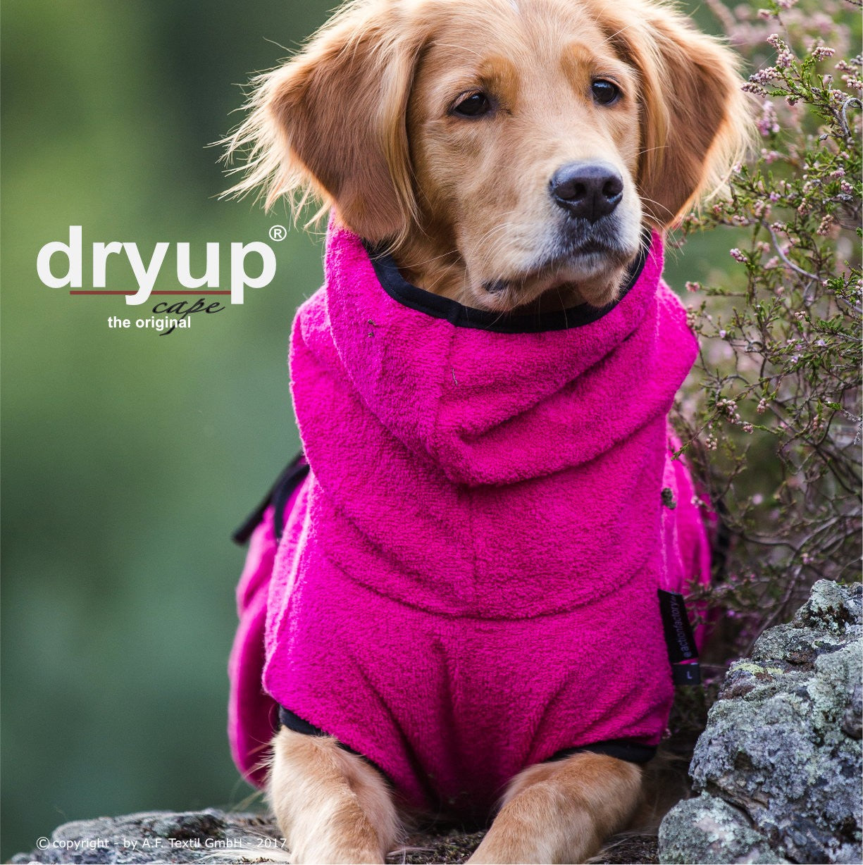Hundebademantel - Dryup® cape (48-74cm Rückenlänge)