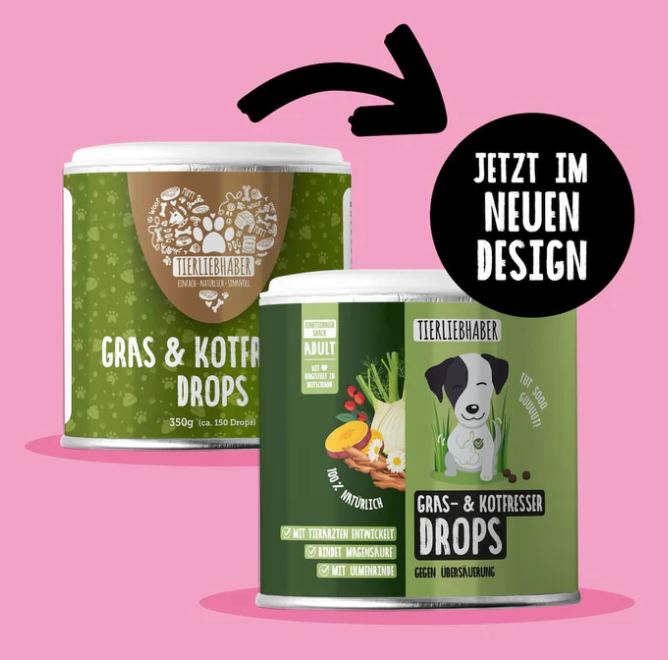 Tierliebhaber Gras- & Kotfresser Drops
