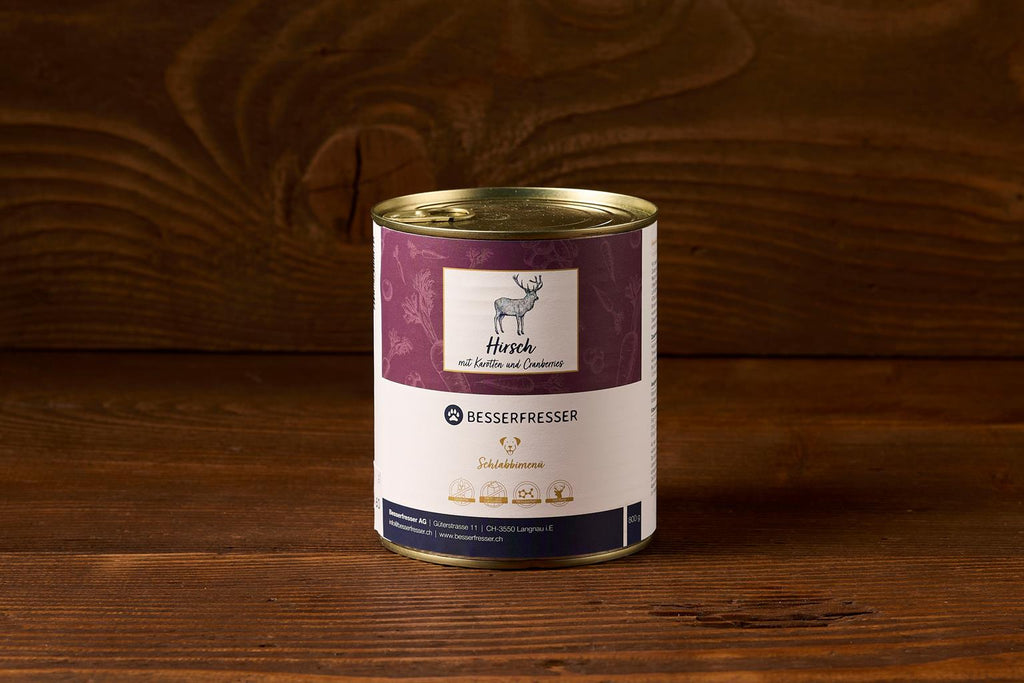 Hirsch mit Karotten und Cranberries