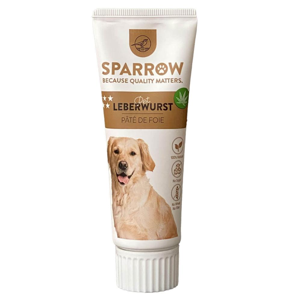 Sparrow Leberwurst mit CBD 75g