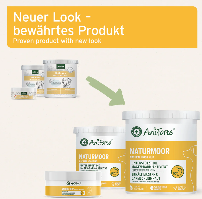 AniForte Naturmoor - Für festeren Kot & gute Verdauung