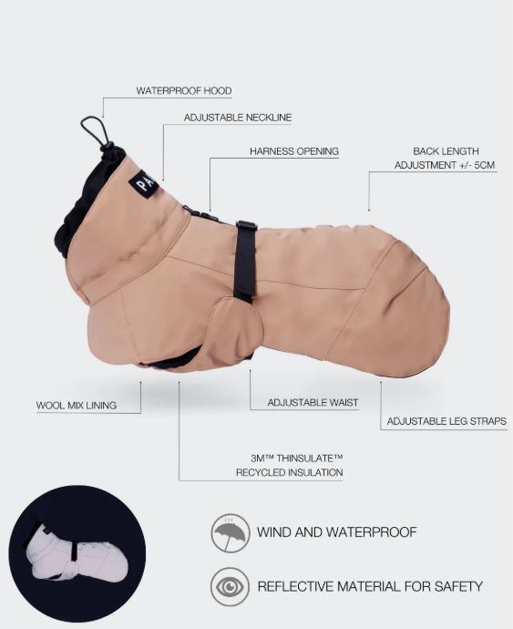 PAIKKA Visibility Winter Jacket Wool Taupe