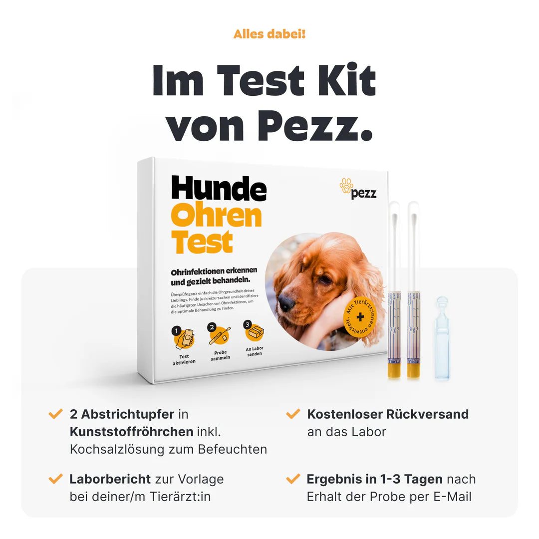 Pezz Ohren-Tests für Hunde und Katzen