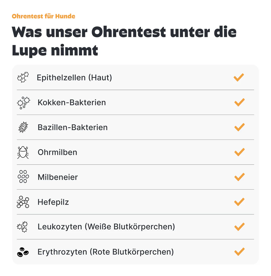 Pezz Ohren-Tests für Hunde und Katzen