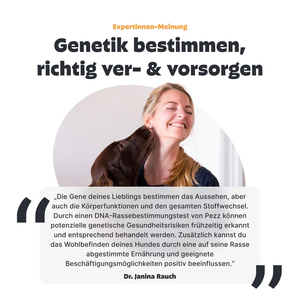 Pezz Rassebestimmung DNA-Test