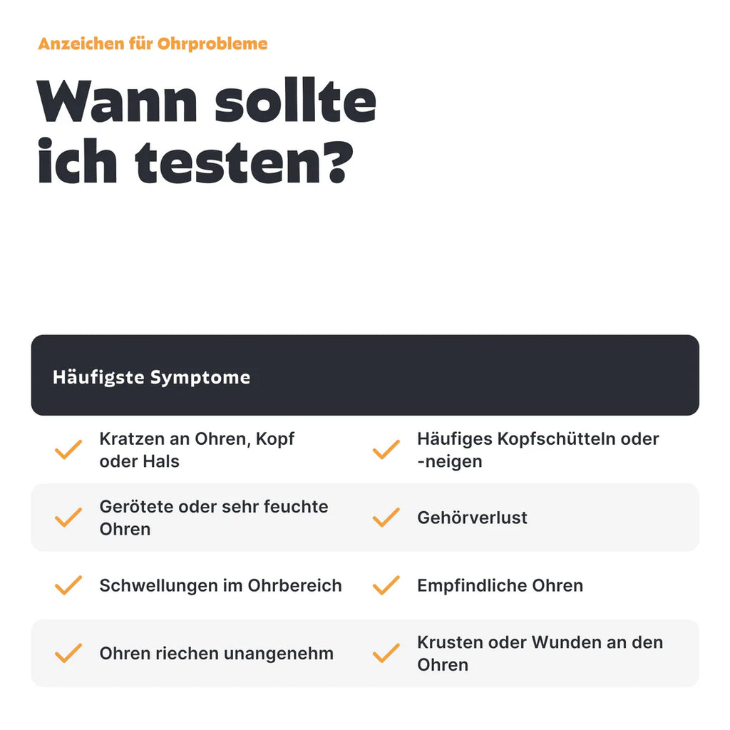Pezz Ohren-Tests für Hunde und Katzen