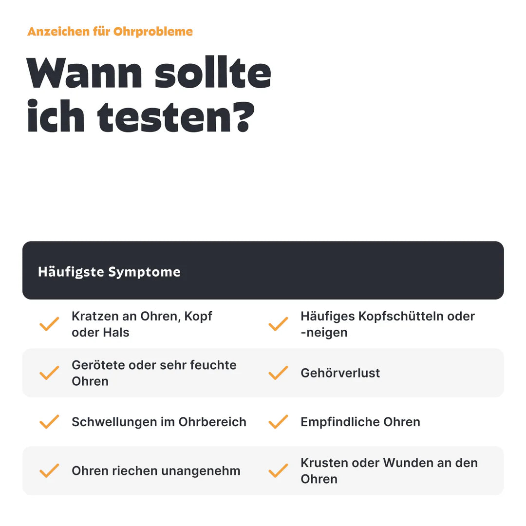 Pezz Ohren-Tests für Hunde und Katzen