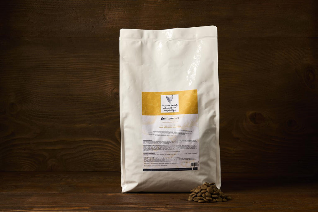 Poulet & Härdöpfu mit Frischfleisch getreidefrei