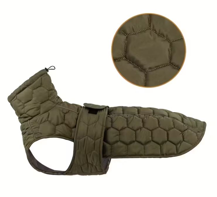 Steppjacke mit Klettverschluss