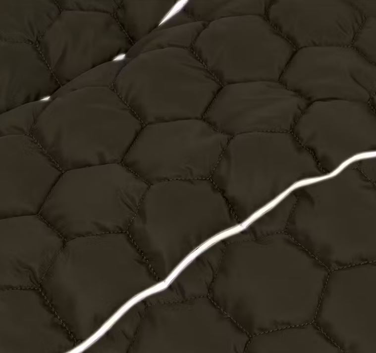 Steppjacke mit Klettverschluss