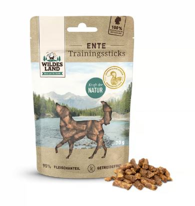 Wildes Land Trainingssticks Ente 70g