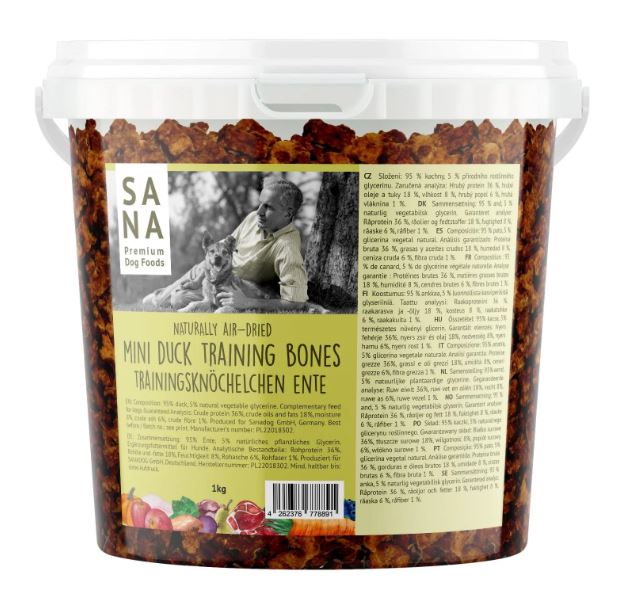 Fidelis / Sanadog Trainingsknöchelchen Ente