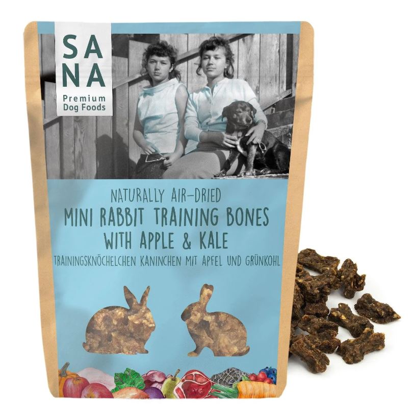 Fidelis / Sanadog Trainingsknöchelchen Kaninchen mit Apfel und Grünkohl