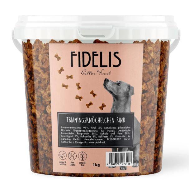 Fidelis / Sanadog Trainingsknöchelchen Rind