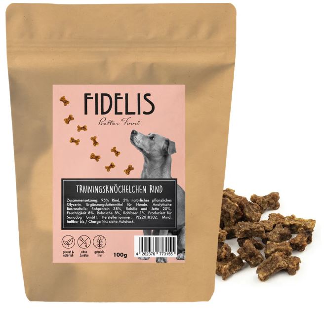 Fidelis / Sanadog Trainingsknöchelchen Rind